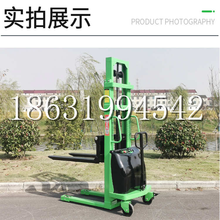 吴忠市电动叉车堆高车液压铲车电瓶1吨2吨站驾步行式小型全自动叉车